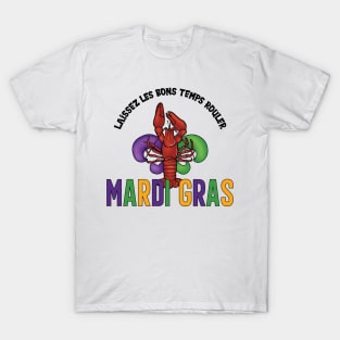 Crawfish Mardi Gras T-Shirt